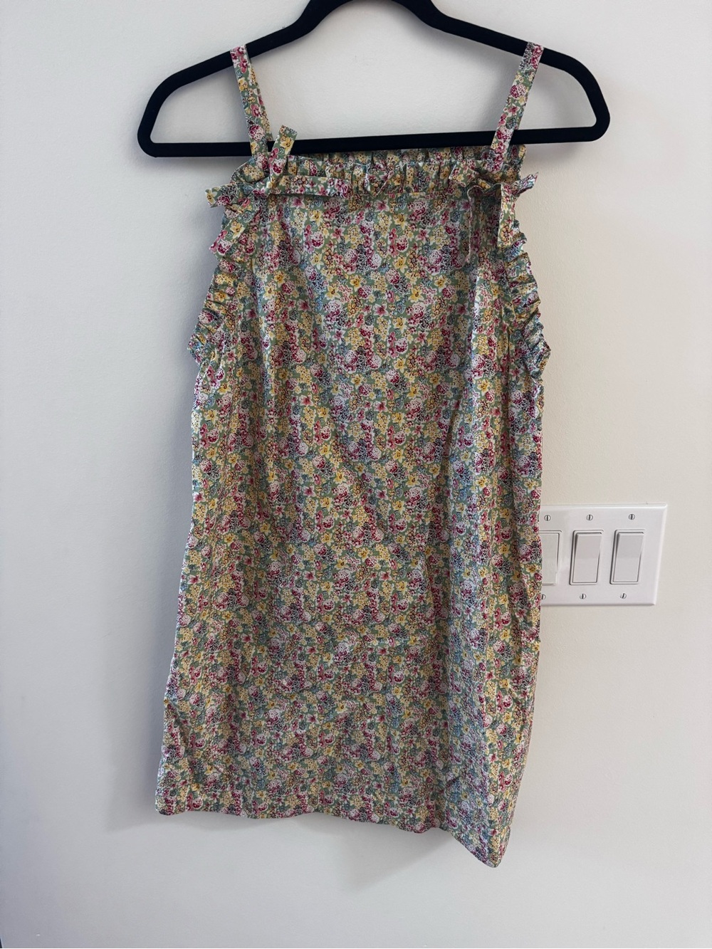 Doen Chrysanthemum Sky Dress with liberty fabric